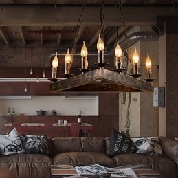 Retro Klasyczne Metalowe Lampy Sufitowe Proste Lampy Wiszące Lampy Wiszące Cafe