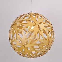 Retro Country Wood Bamboo Lampa wisząca