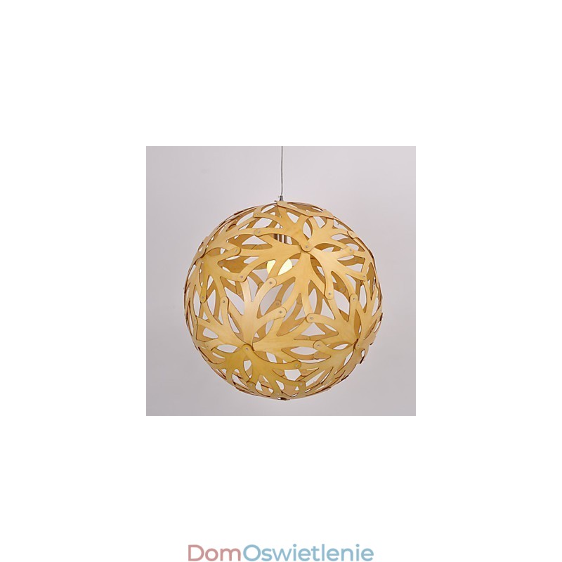 Retro Country Wood Bamboo Lampa wisząca