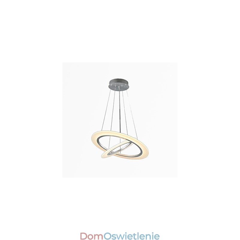 Akrylowe wiszące lampy sufitowe wiszące żyrandole lampy oprawy z 2 pierścieniami