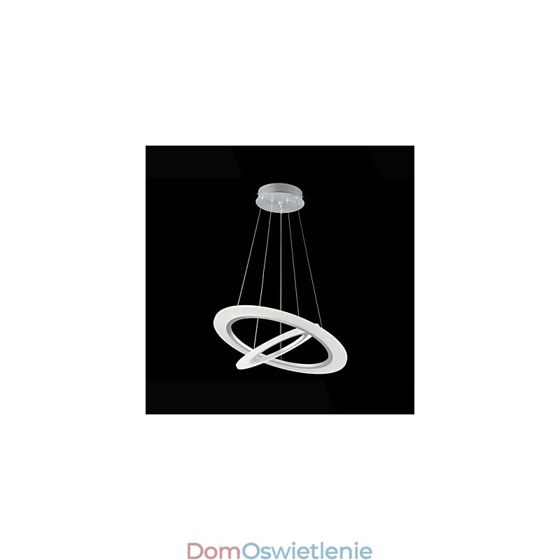 Akrylowe wiszące lampy sufitowe wiszące żyrandole lampy oprawy z 2 pierścieniami
