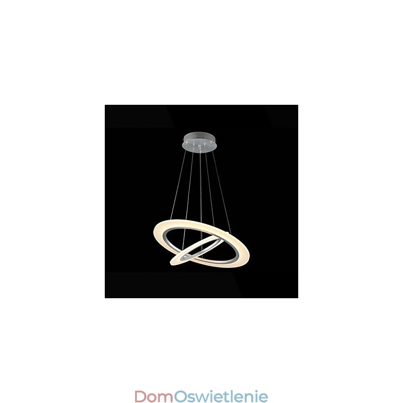 Akrylowe wiszące lampy sufitowe wiszące żyrandole lampy oprawy z 2 pierścieniami