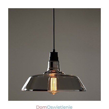 Vintage Galwanizowana Lampa Wisząca Garaż