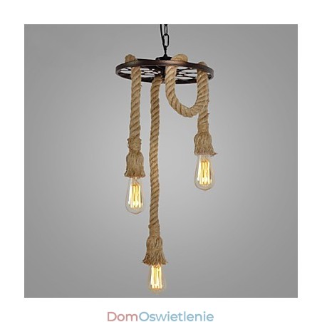 Lampa wisząca z metalu galwanizowanego w stylu retro mini Lampa wisząca z metalu galwanizowanego w stylu retro mini