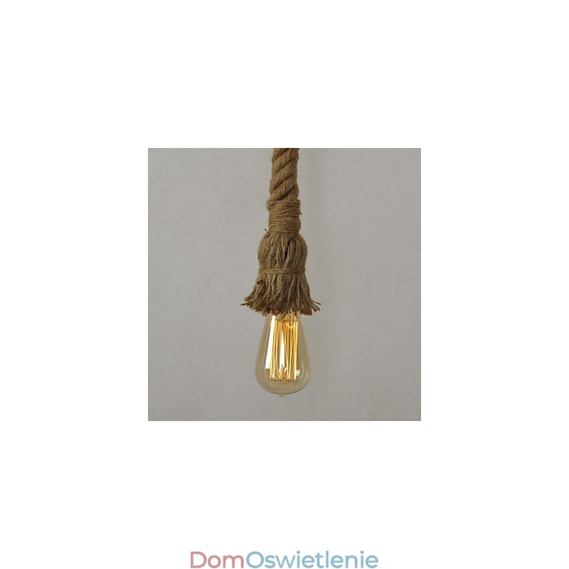 Lampa wisząca z metalu galwanizowanego w stylu retro mini