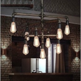 Tradycyjny Klasyczny Vintage Retro Latarnia Wiejski Malowanie Metalowa Lampa Wisząca