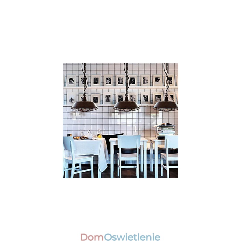 Kute żelazo, wiejskie przywracanie starożytnych sposobów, pojedyncza głowica lampy Droplight