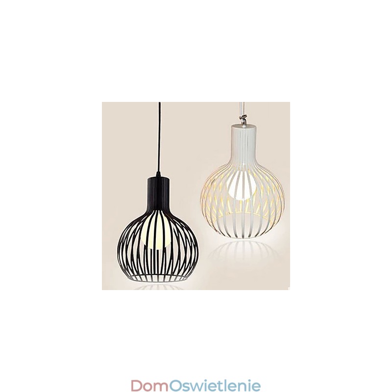 Amerykański retro kontraktowy kuty żelazny żyrandol klatka dla ptaków lampa światło
