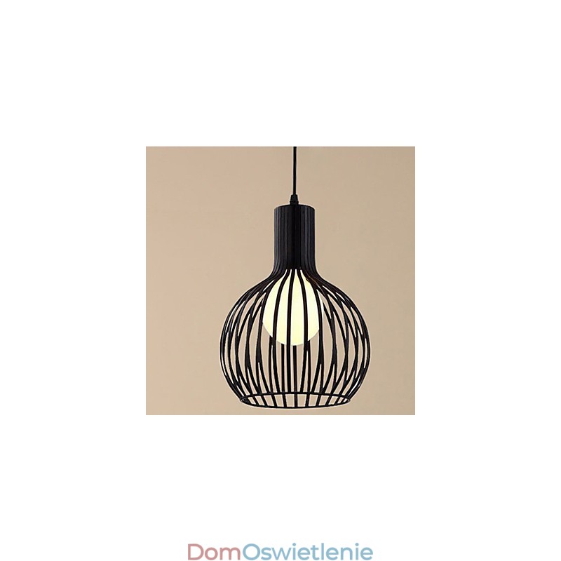 Amerykański retro kontraktowy kuty żelazny żyrandol klatka dla ptaków lampa światło