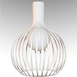Amerykański retro kontraktowy kuty żelazny żyrandol klatka dla ptaków lampa światło