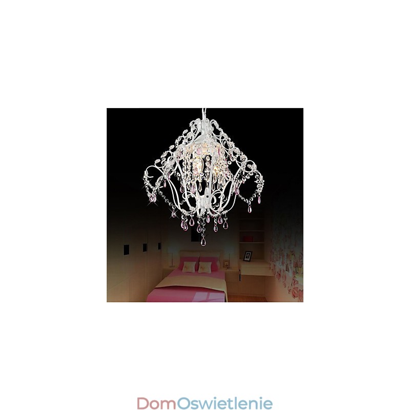 Europejski styl ogrodowy modny kryształowy wisiorek