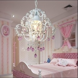 Europejski styl ogrodowy modny kryształowy wisiorek