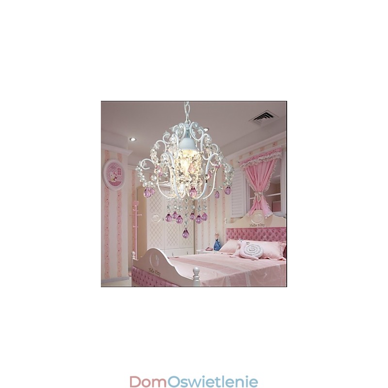 Europejski styl ogrodowy modny kryształowy wisiorek