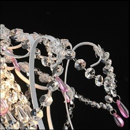 Europejski styl ogrodowy modny kryształowy wisiorek