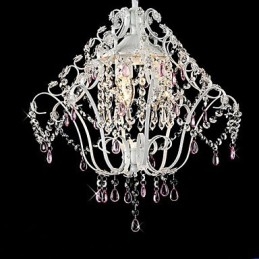 Europejski styl ogrodowy modny kryształowy wisiorek