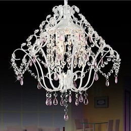 Europejski styl ogrodowy modny kryształowy wisiorek