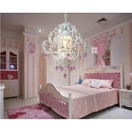 Europejski styl ogrodowy modny kryształowy wisiorek