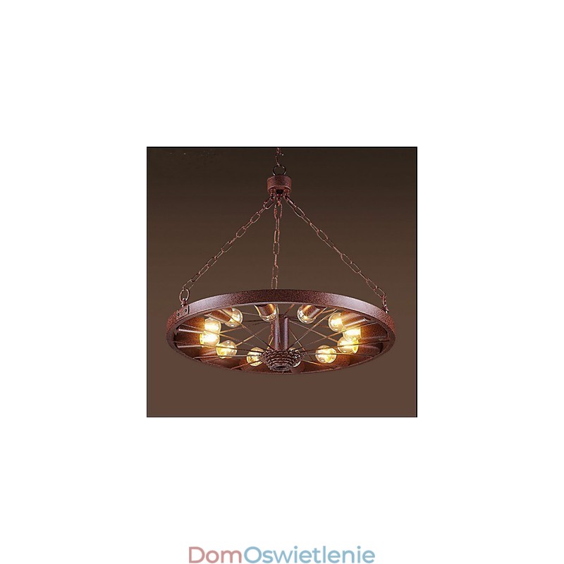 Retro Koło Wiszące Do Zrobienia Starej Przemysłowej Lampy Wiszącej