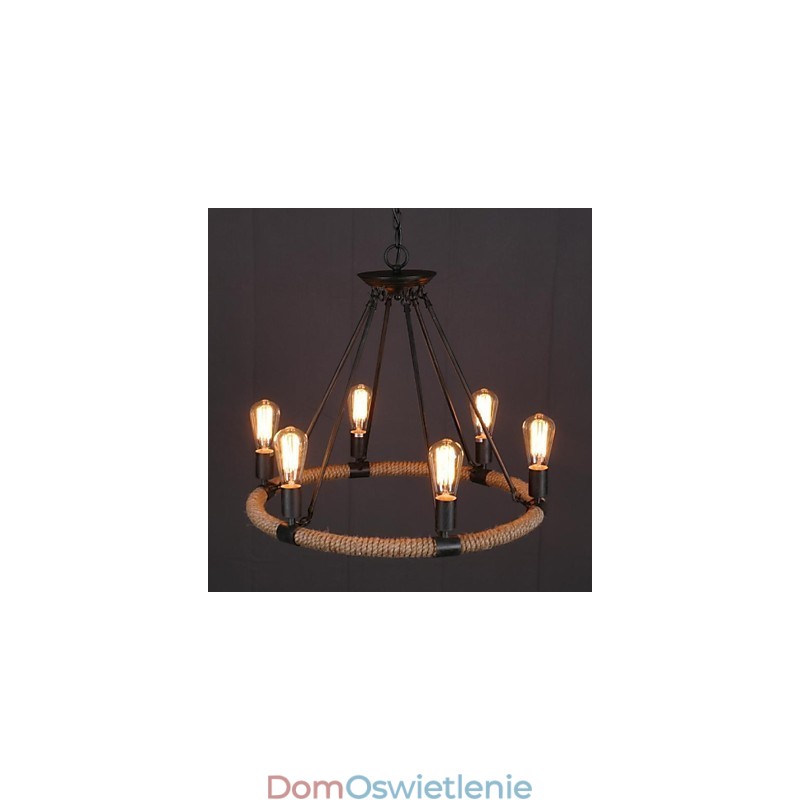 Wisząca lampa metalowa w stylu rustykalnym Mini