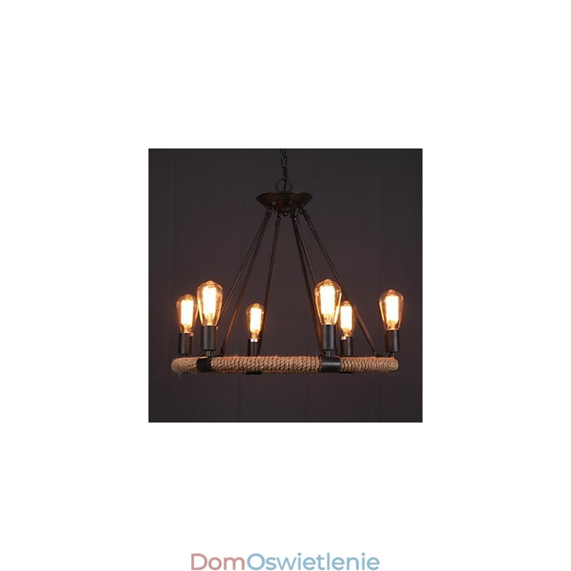 Wisząca lampa metalowa w stylu rustykalnym Mini