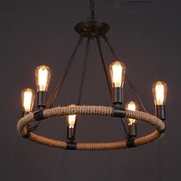 Wisząca lampa metalowa w stylu rustykalnym Mini