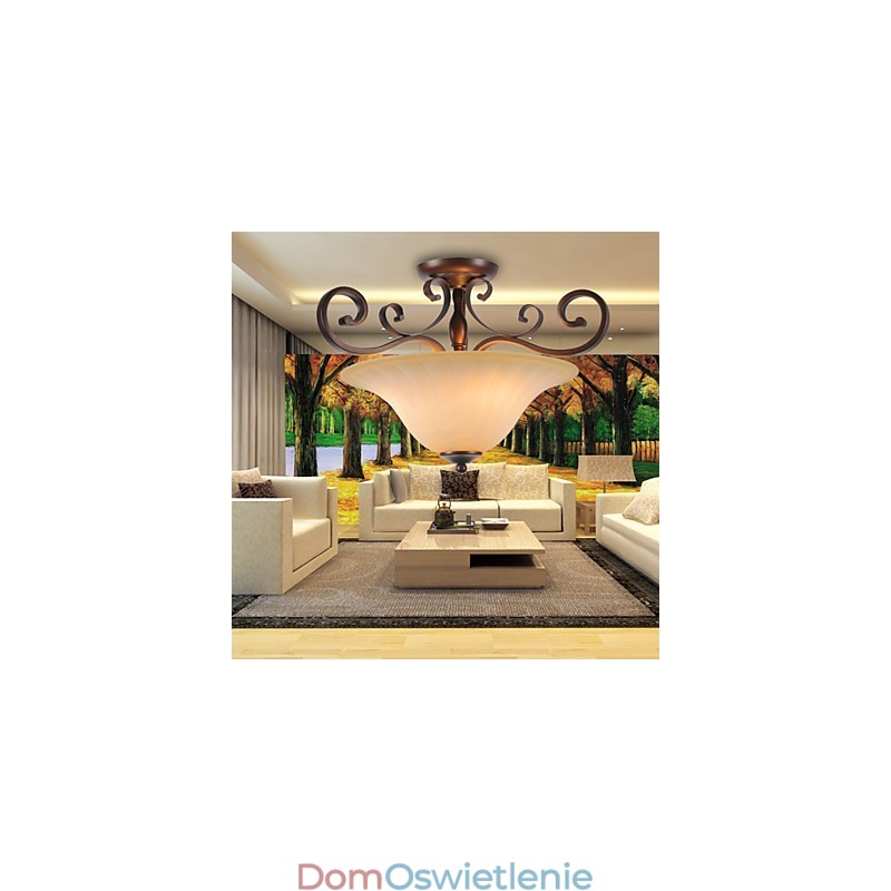 5 Vintage Mini Styl Malowanie Metalowe Lampy Wiszące