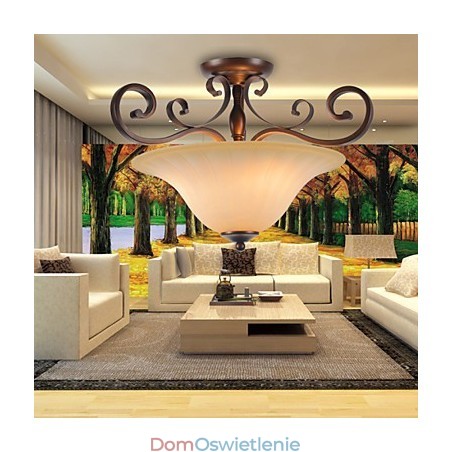 5 Vintage Mini Styl Malowanie Metalowe Lampy Wiszące