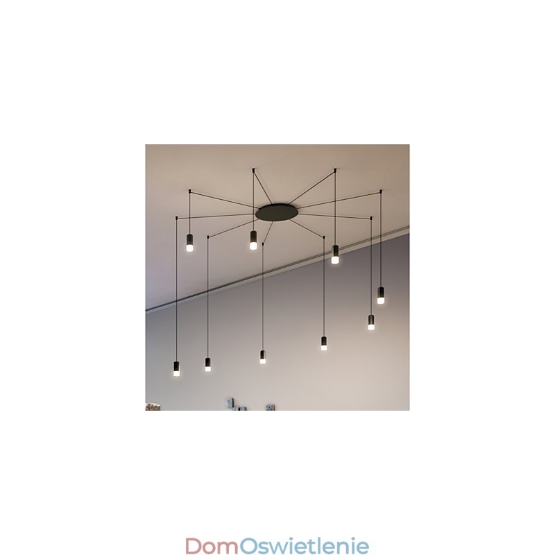 Północna Europa Zakontraktowana i geometryczna lampa wisząca