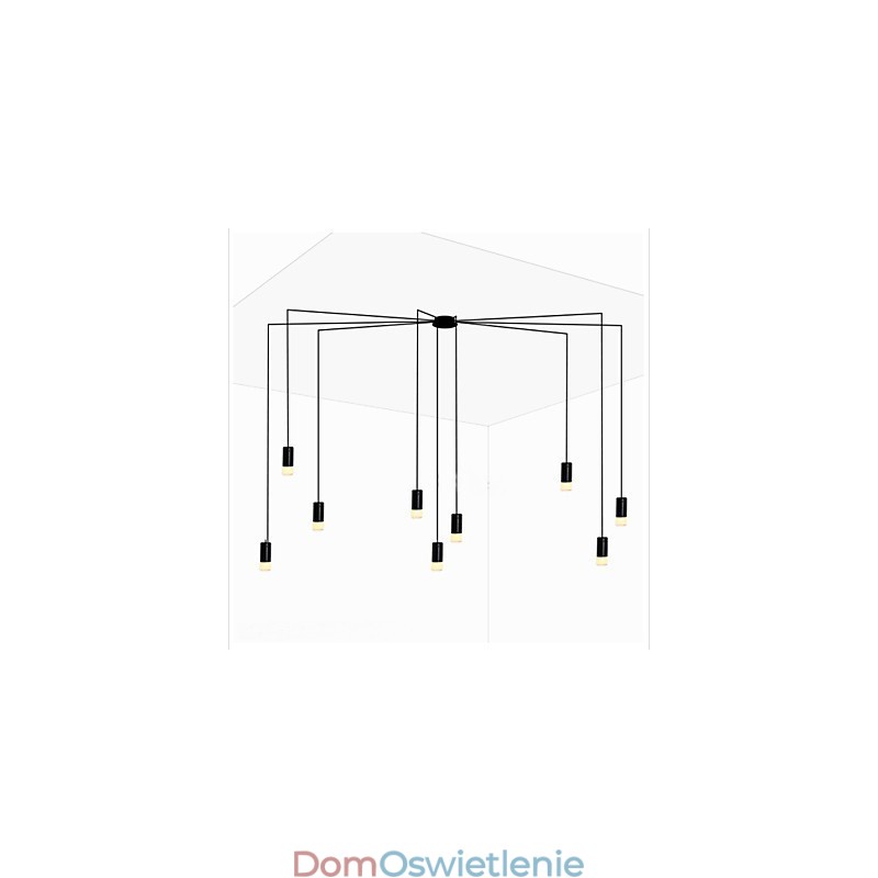 Północna Europa Zakontraktowana i geometryczna lampa wisząca