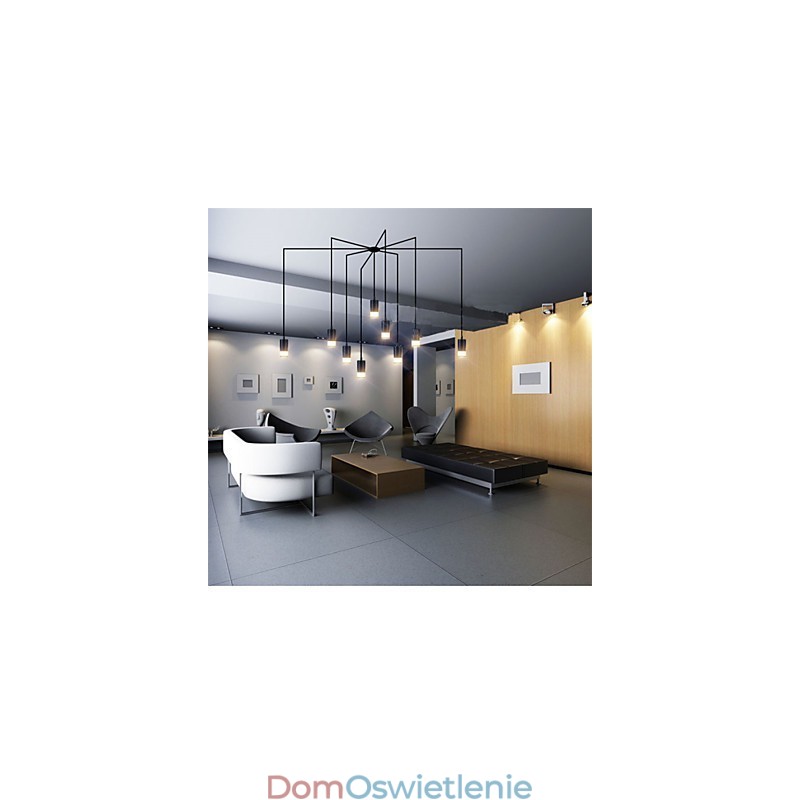 Północna Europa Zakontraktowana i geometryczna lampa wisząca
