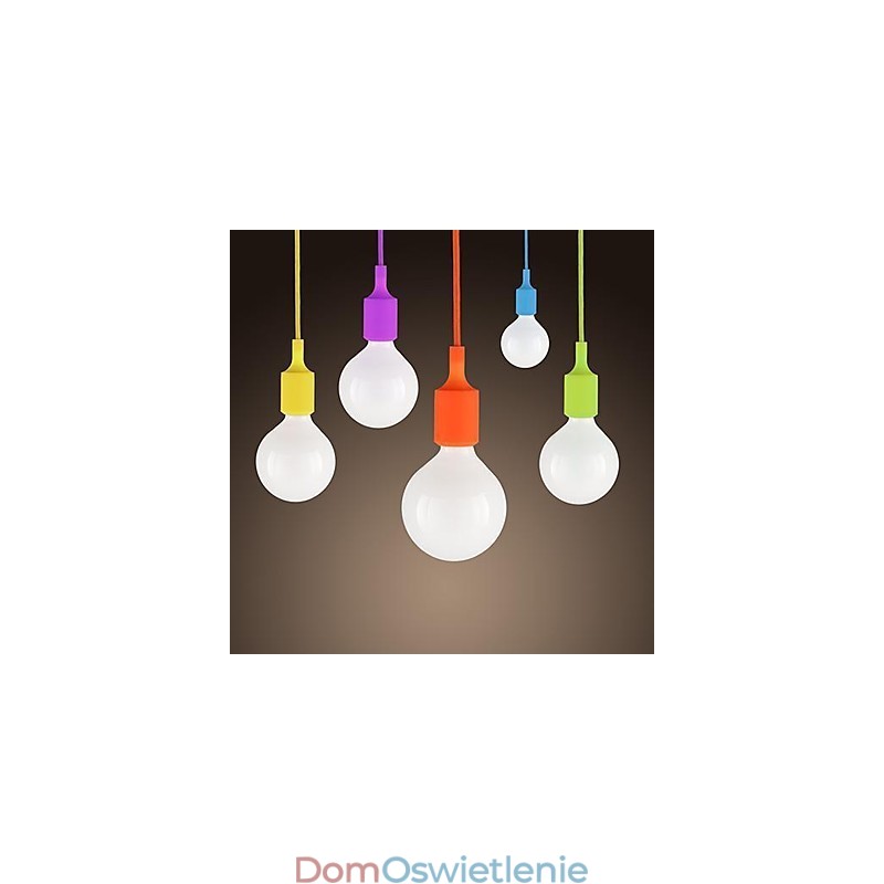 Mini lampa wisząca 1 światło nowoczesne minimalistyczne silikonowe cukierki kolory