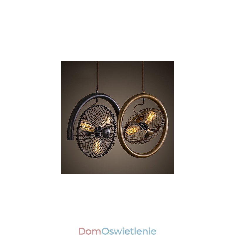 Retro Klasyczne Metalowe Lampy Sufitowe Wentylatorowe Proste Lampy Wiszące Lampy Wiszące Cafe
