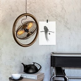 Retro Klasyczne Metalowe Lampy Sufitowe Wentylatorowe Proste Lampy Wiszące Lampy Wiszące Cafe