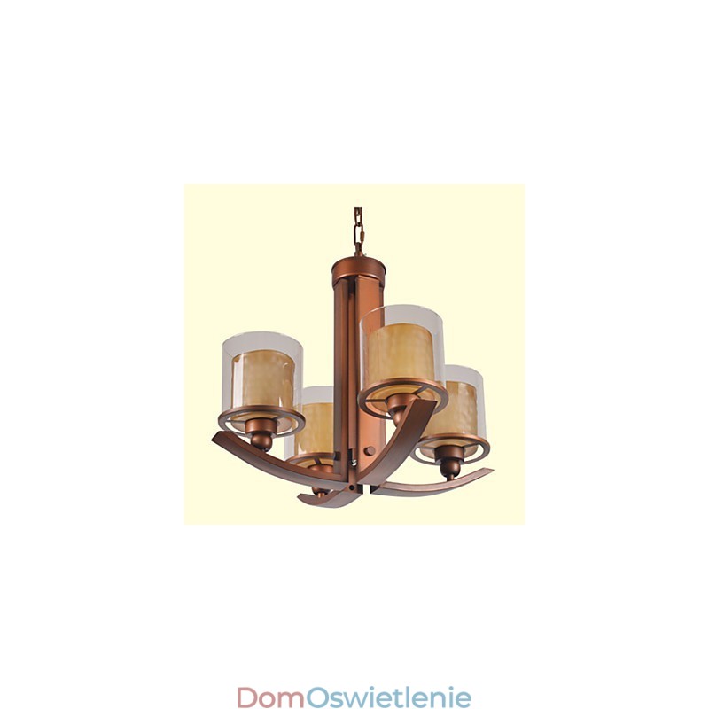 Tradycyjny Klasyczny Styl Retro Mini Malowanie Metalowego Żyrandola