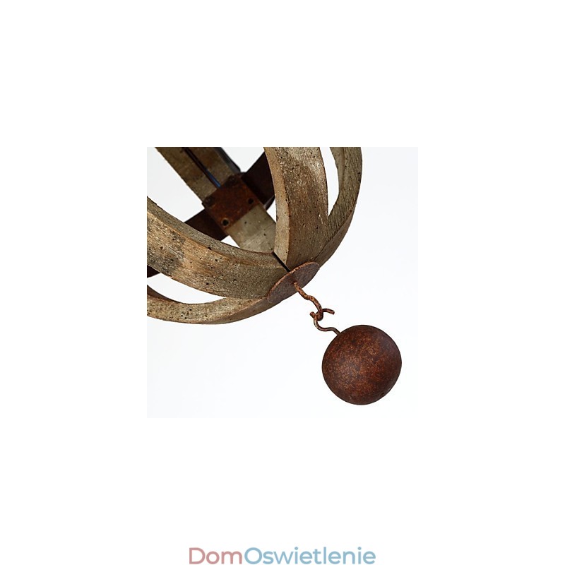 Malowanie żyrandola z drewna bambusowego w stylu vintage mini