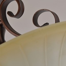 Rustykalny domek w stylu vintage mini malowanie metalowa lampa wisząca