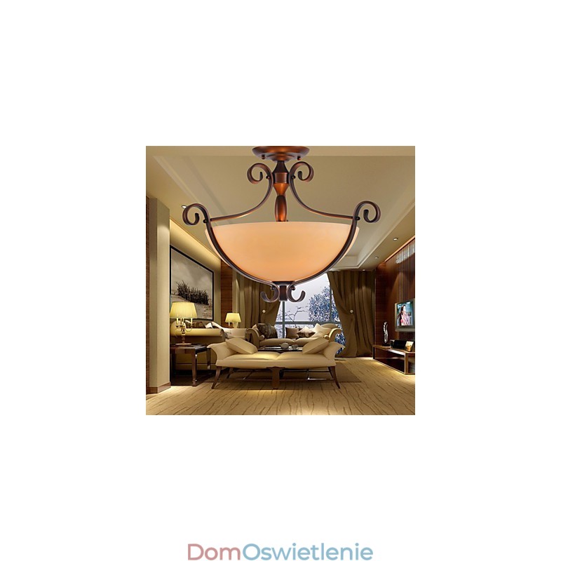 Rustykalny domek w stylu vintage mini malowanie metalowa lampa wisząca