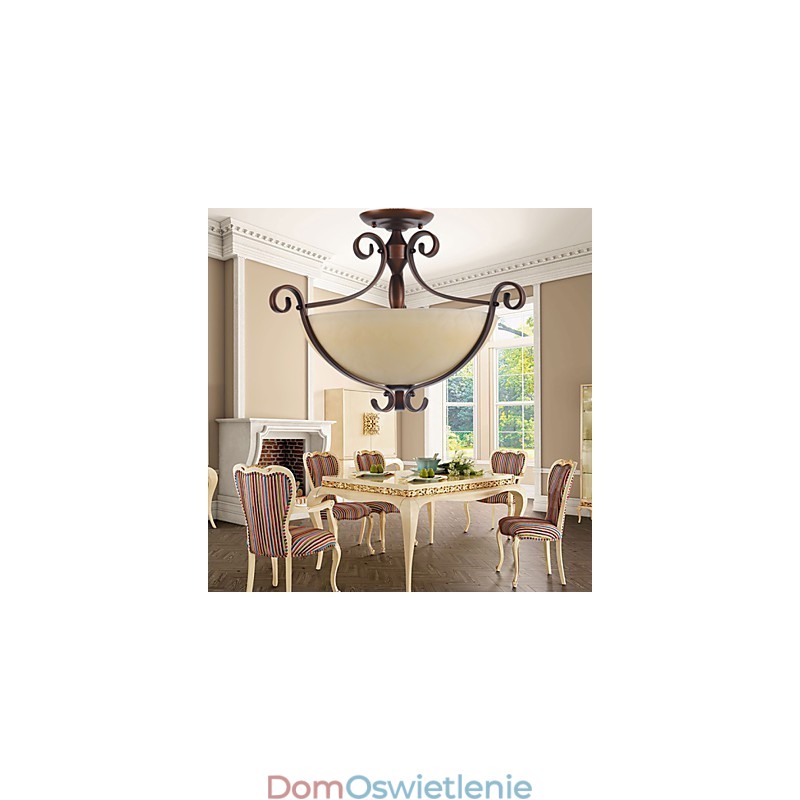 Rustykalny domek w stylu vintage mini malowanie metalowa lampa wisząca