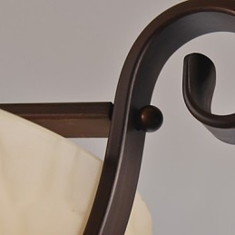 Rustykalny domek w stylu vintage mini malowanie metalowa lampa wisząca
