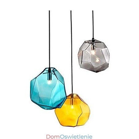 Kreatywny kryształ lodowy szklany diamentowy wisiorek chromatyczna lampa droplight Kreatywny kryształ lodowy szklany diamentowy wisiorek chromatyczna lampa droplight