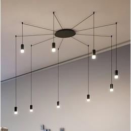 Północna Europa Kreatywna Kontraktowana I Geometryczna Linia Projekt Wisząca Lampa