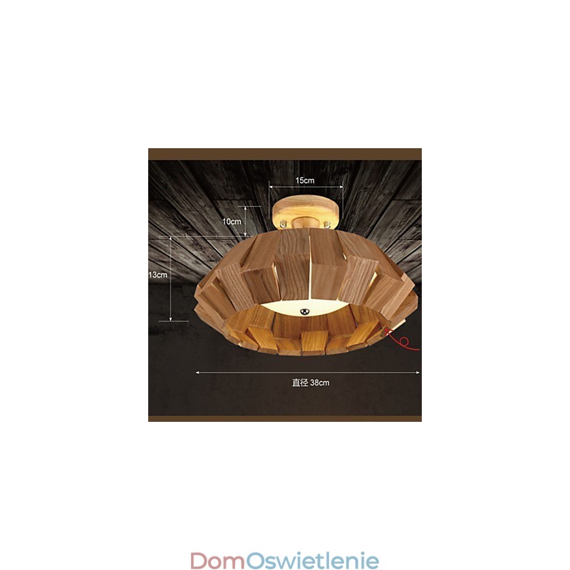 Nowoczesny Współczesny Wiejski Mini Styl Inne Drewno Bambus Wisząca Lampa