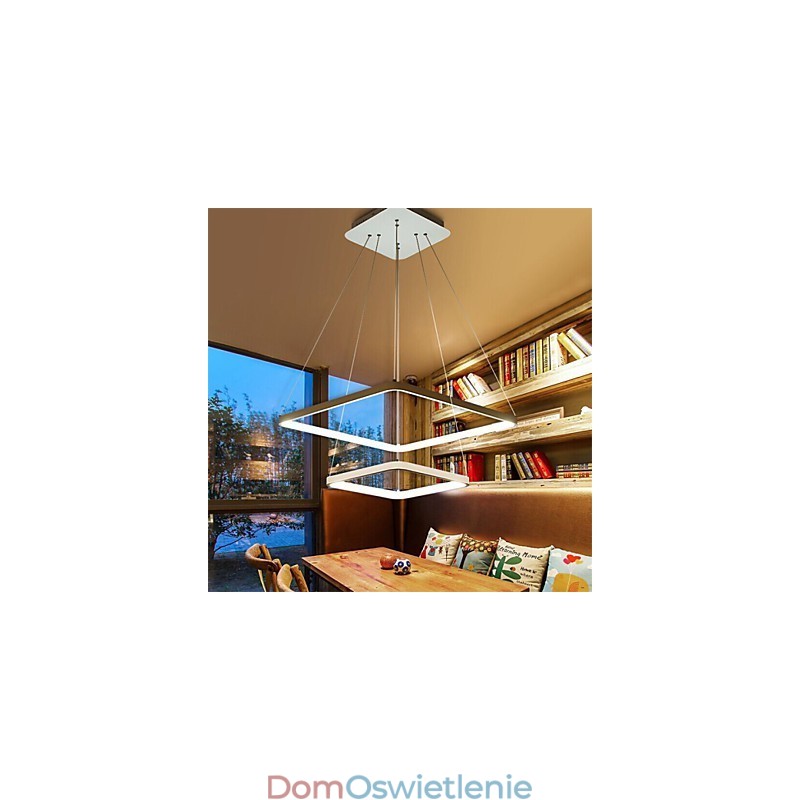 Nowoczesny design 4Lampa wisząca z dwoma pierścieniami
