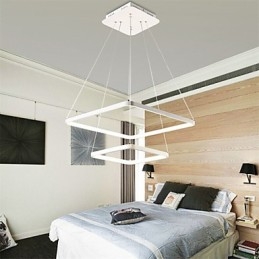 Nowoczesny design 4Lampa wisząca z dwoma pierścieniami
