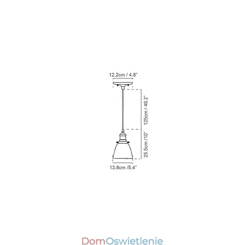 Lampy wiszące Tradycyjne Klasyczne Vintage Retro Metalowe