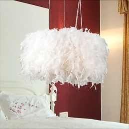 Gorąco sprzedający się żyrandol Dia Fashion Feather Modern Light