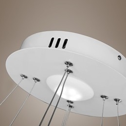 Nowoczesna lampa wisząca 4Wysokiej jakości akrylowa podwójna oprawa pierścieniowa