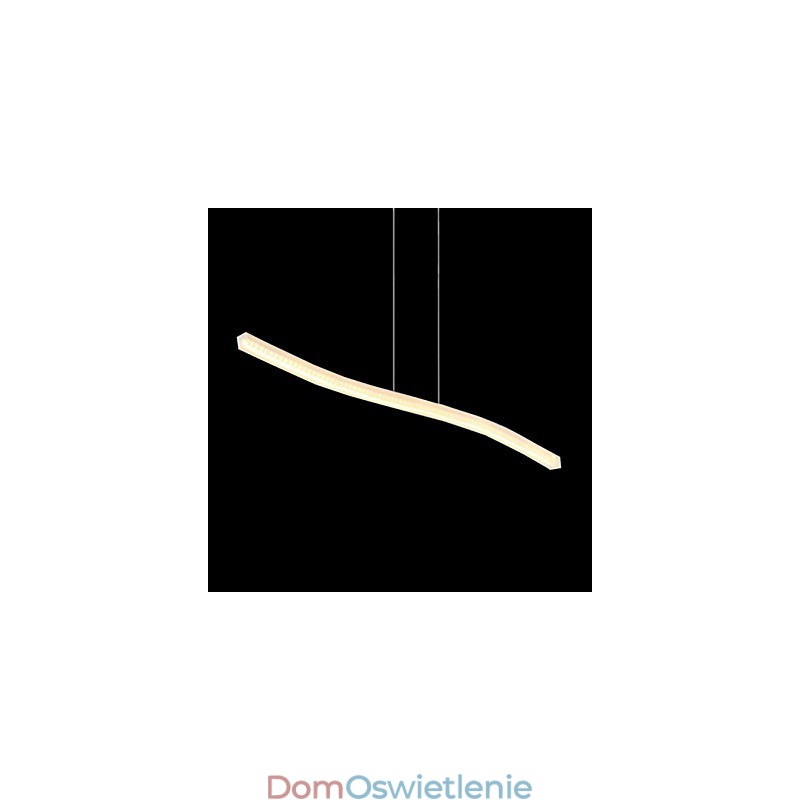 Nowoczesna współczesna lampa wisząca chromowana