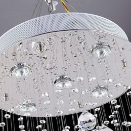 Nowoczesna Współczesna Tradycyjna Klasyczna Rustykalna Chata Vintage Country Island Kryształowa Galwanizowana Metalowa Lampa Wisząca