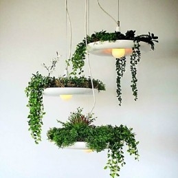 Aluminiowe Droplight Nordic Creative Contracted Sky Garden Lampy i Latarnie Światło Bez Gleby Roślina
